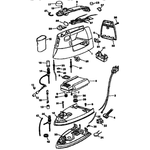 Part Location Diagram of 168853-08 Black and Decker Pcb